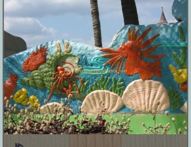 Xu hướng mới trang trí sân vườn bằng tượng và phù điêu nghệ thuật