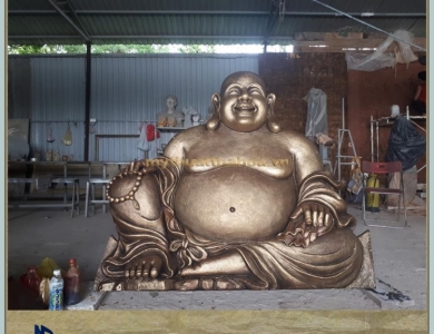 Những mẫu thi công tượng Phật ngoài trời đẹp, chuẩn phong thủy năm 2025