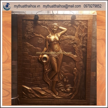 Phù Điêu Cô Gái Đắp Trực Tiếp