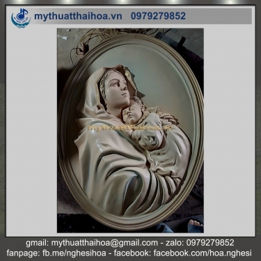 Phù Điêu Đức Mẹ Bằng Composite