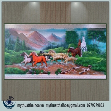 Phù Điêu Mã Đáo Thành Công Sơn Màu