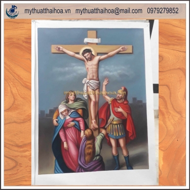 Tranh Chặng thứ 12: Chúa Giêsu chết trên thánh giá