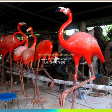 Tượng Chim Hạc Trang Trí