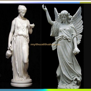 Tượng Cô Gái Trang Trí