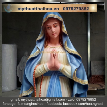 Tượng Đức Mẹ Lộ Đức Bằng Composite