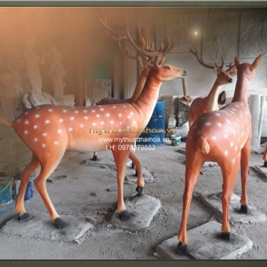 Tượng Hươu Trang Trí