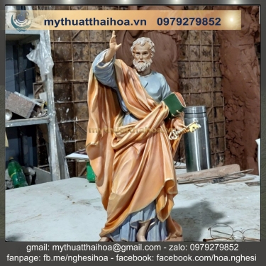 Tượng Thánh Phêro cao 0.45m, 0.70m