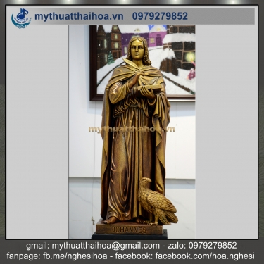 Tượng Thánh Sử Gioan Cao, 1.0m, 0.7m
