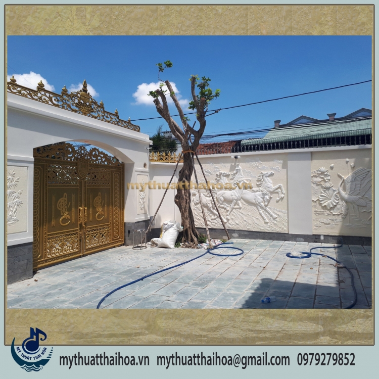 Đắp Phù Điêu Trang Trí Biệt Thự