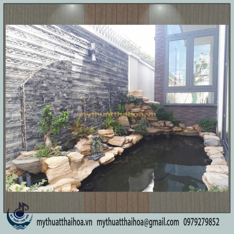 Đắp Trực Tiếp Sân Vườn Tiểu Cảnh Tại Vinpearl Nha Trang