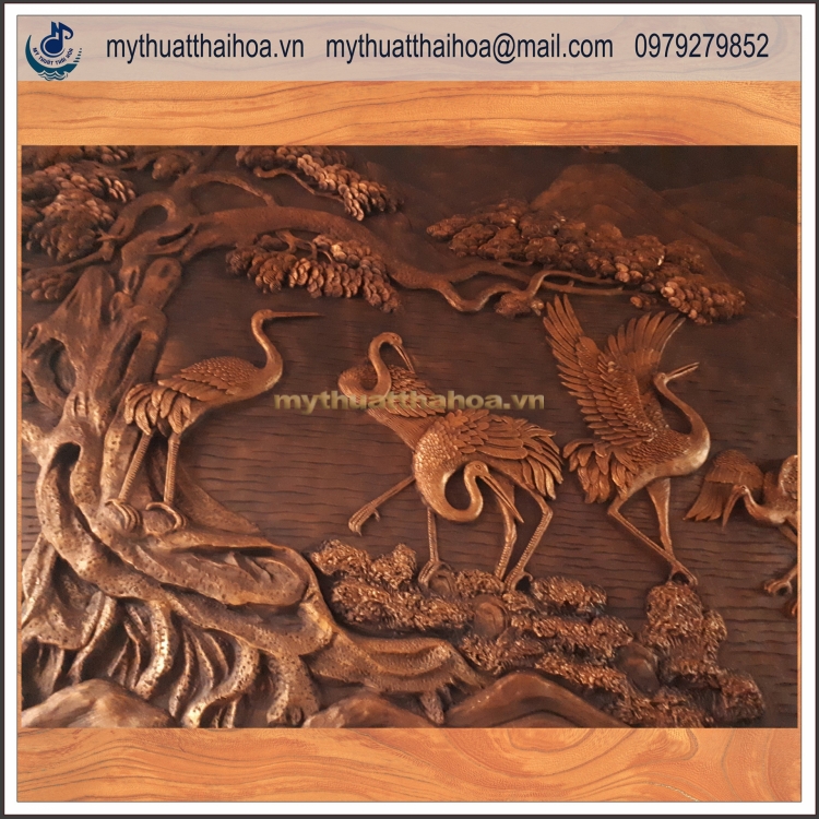 Phù Điêu Đắp Trực Tiếp Bằng Xi Măng