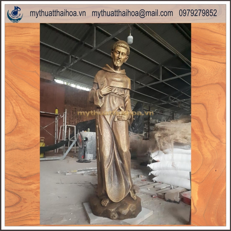 Tượng Thánh Phanxico Assisi Sơn Giả Đồng